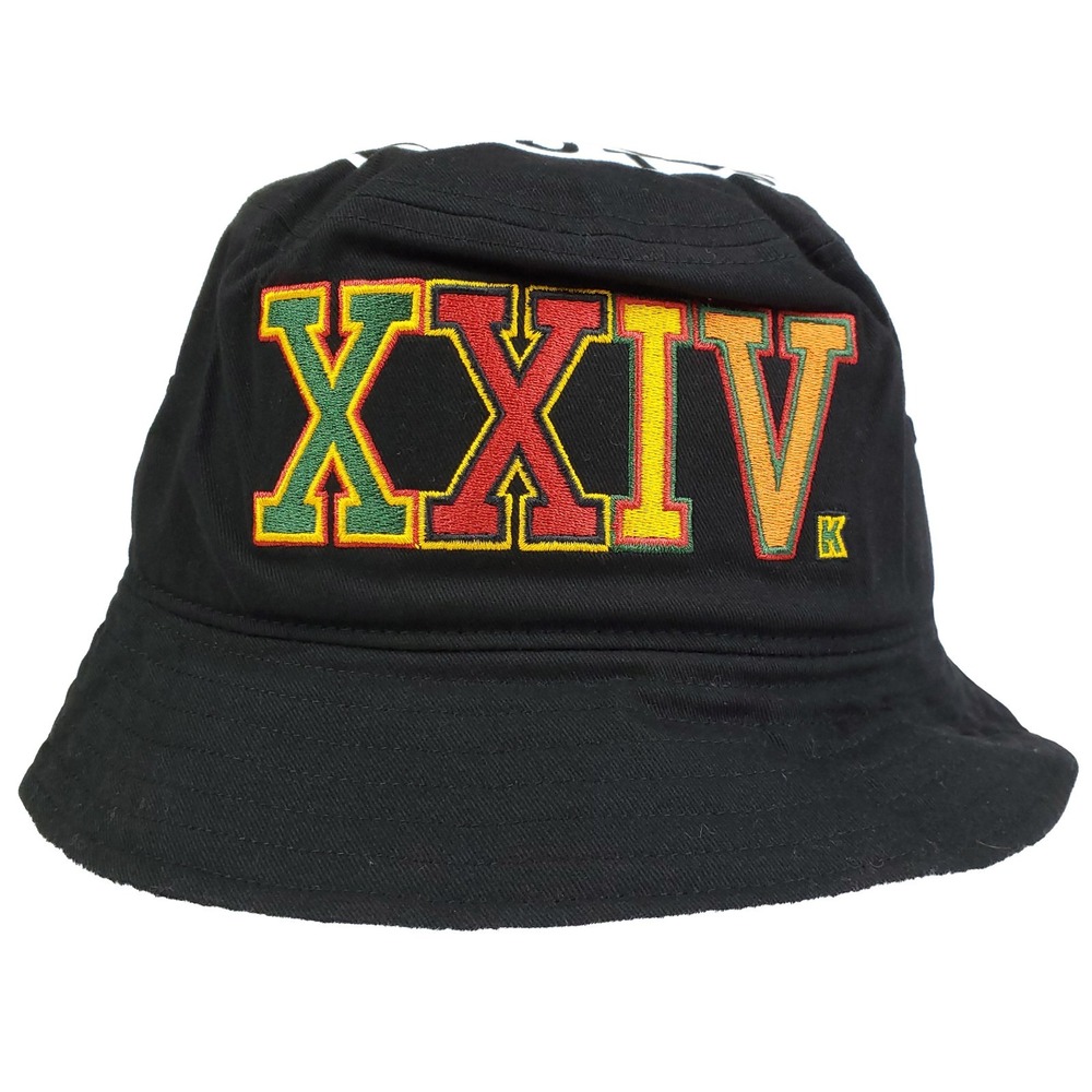 Bruno Mars 24K Magic Tour Mitchell & Ness Bucket Hat Cap XXIV Logo Black New